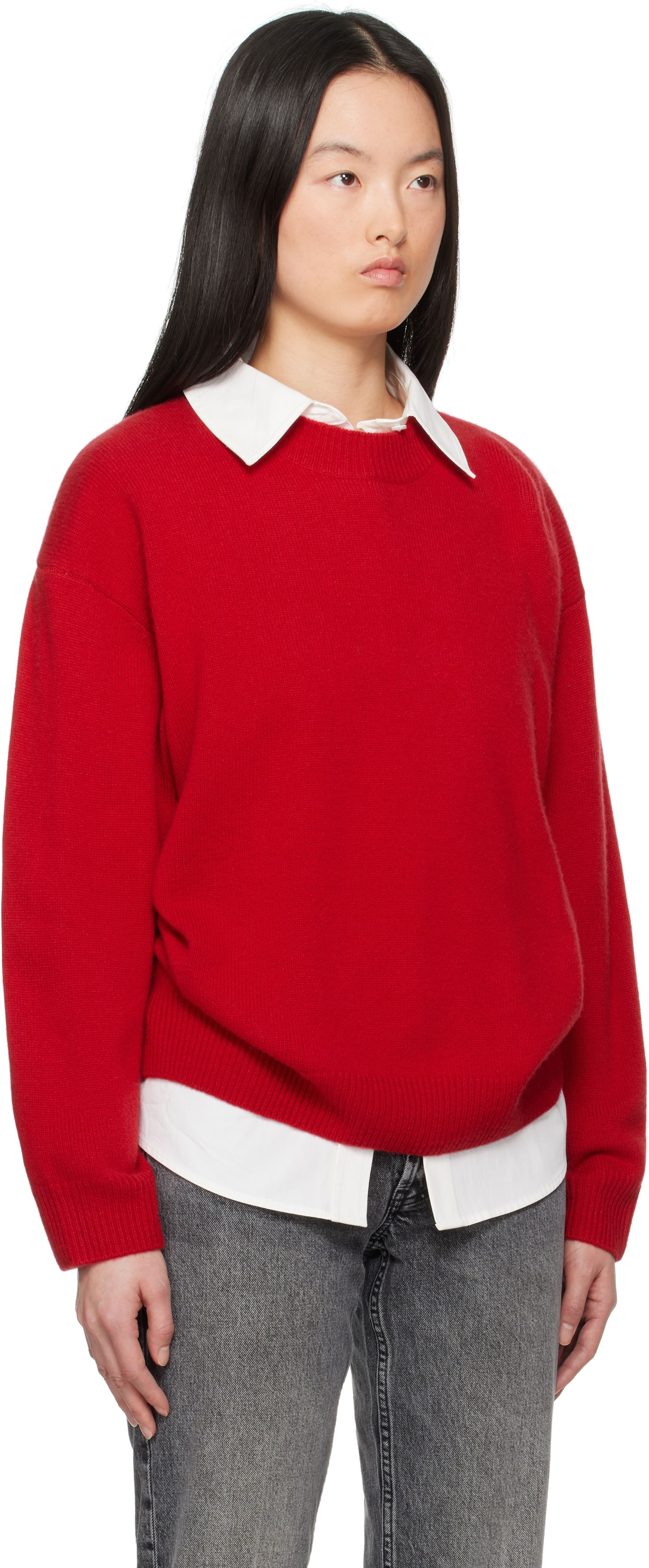 Sweater Anine Bing Anine Bing Lee Crewneck Sweater Rød | A-09-10662-RED13, 1