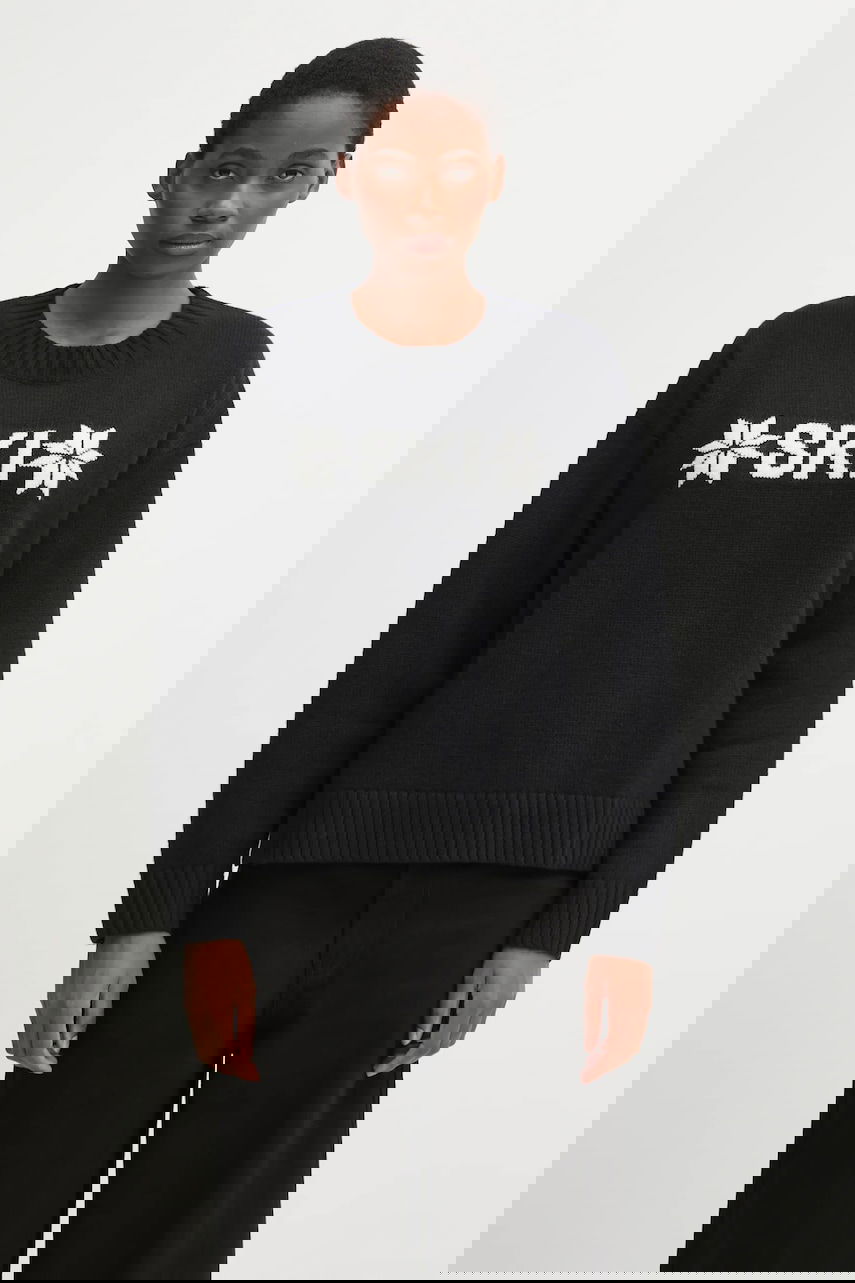 Sweater Helly Hansen BLISS Wool Blend Ski Sweater with Snowflake Graphic Sort | 54604, 0