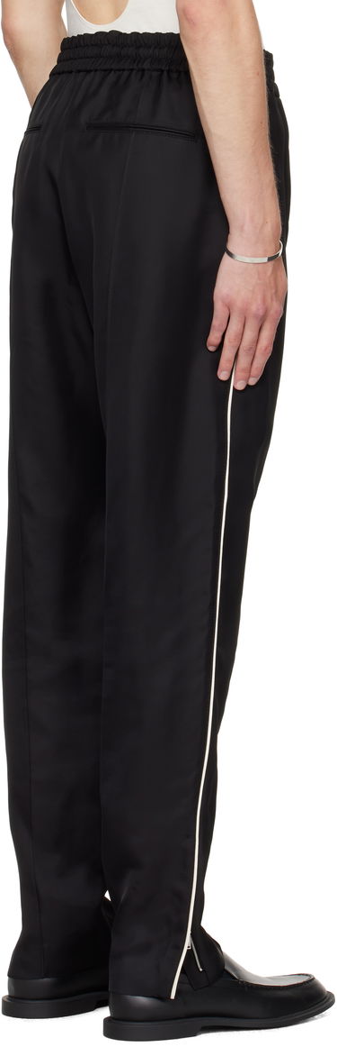 Bukser Jil Sander Jil Sander Piped Trousers Sort | J61KA0061_J65280, 2