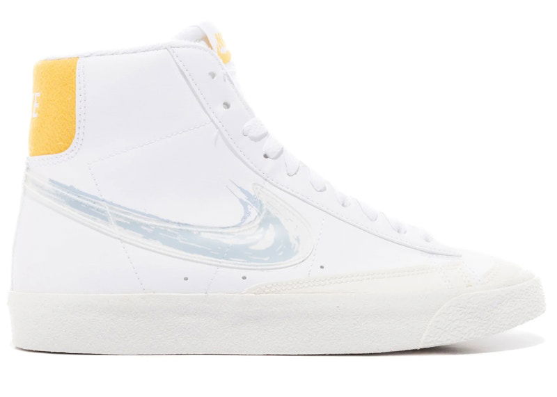 Sneakers og sko Nike Blazer Mid 77 Painted Swoosh Hvid | DX3070-100, 0