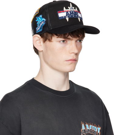 Kasket AMIRI Amiri Station Patch Trucker Cap Sort | AMHATR1031, 1