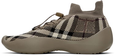Tøj Burberry Burberry Check Knit Neptune Brun | 8101906, 2
