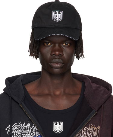 Kasket VETEMENTS Vetements Polizei Logo Cap Sort | UH76CA300BW, 0
