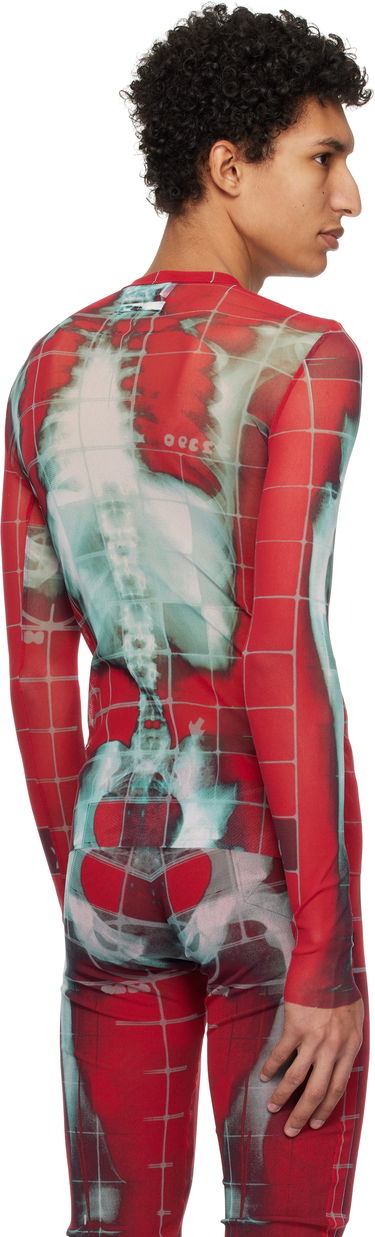 T-shirt Jean Paul Gaultier Jean Paul Gaultier 'The Squeletor' Mesh Top Rød | 25/33-F-TO241-T580-3058, 2