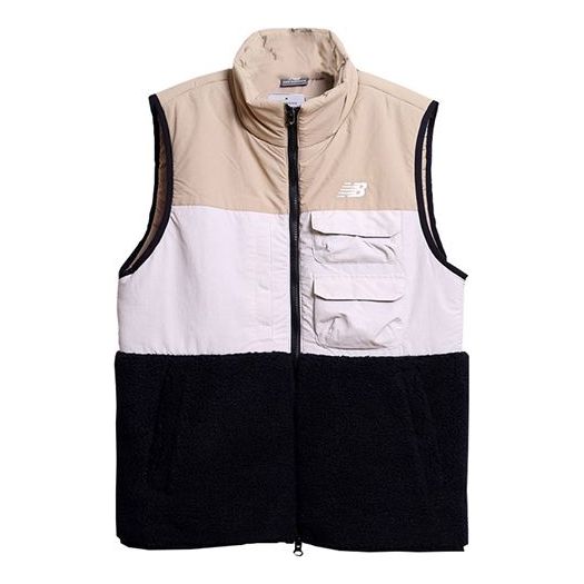 Vest New Balance Colorblock Cargo Vest Beige | NJ943011-BEI, 0