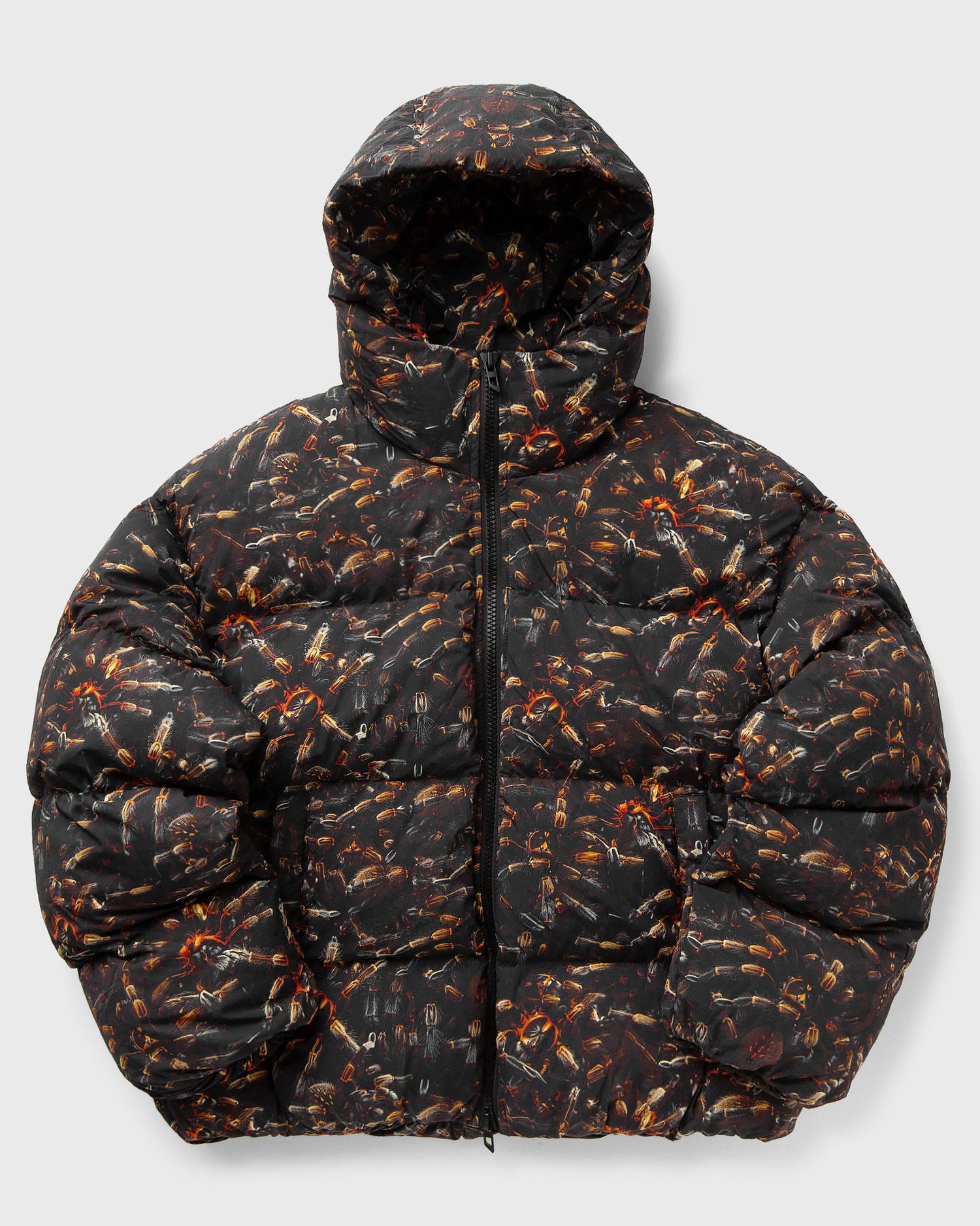 Puffer jakke Diesel Spider Print Puffer Jacket Sort | A18760-0AJFX-900A, 1
