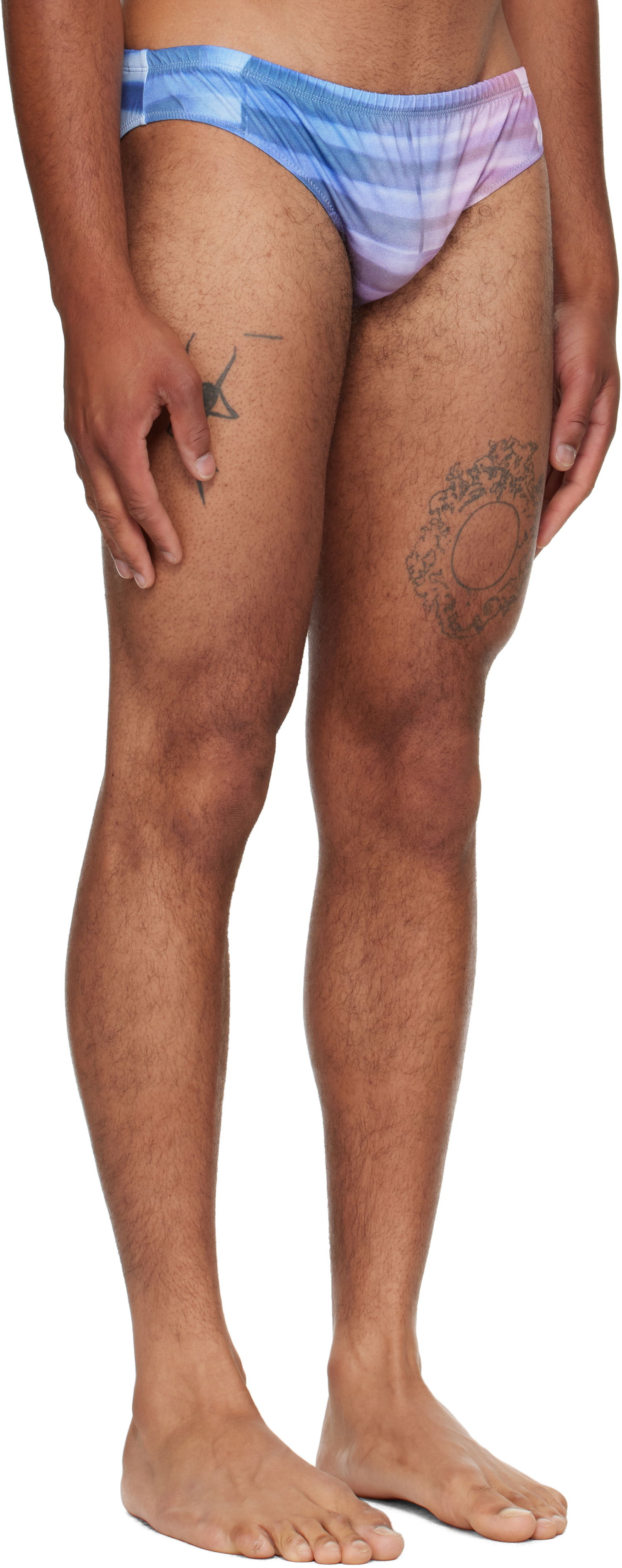 Badetøj Jean Paul Gaultier Jean Paul Gaultier 'The Air' Swim Briefs Flerfarvet | 25/03-M-SW068-J011P-565034, 1
