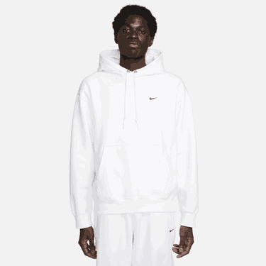 Sweatshirt Nike Swoosh Hoodie Hvid | DX1355-100, 2