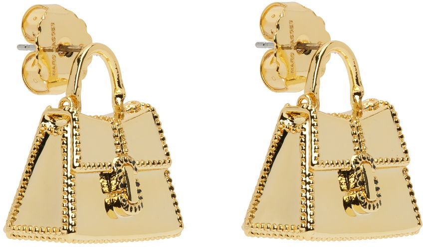Øreringe Marc Jacobs Marc Jacobs 'The St. Marc' Handbag Earrings Metalisk | 2R3JER001J84, 1
