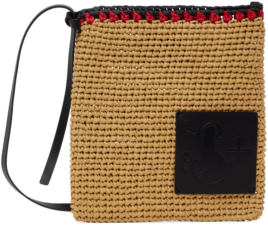 Skuldertaske Jil Sander Crochet Crossbody Bag Beige | J42WG0018_P6667, 0