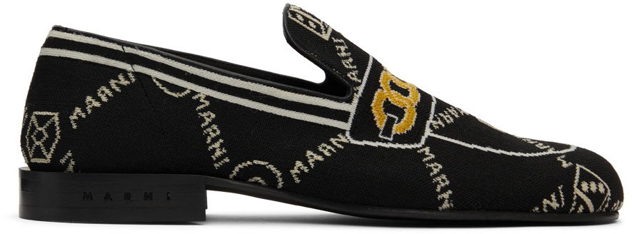 Sneakers og sko Marni Trompe L'œil Loafers Sort | MOMR003802 P4601, 0