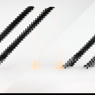 Sneakers og sko Off-White For Walking Loop Boot Black/ White Sort | OWIE04LF25LEA0011001, 4