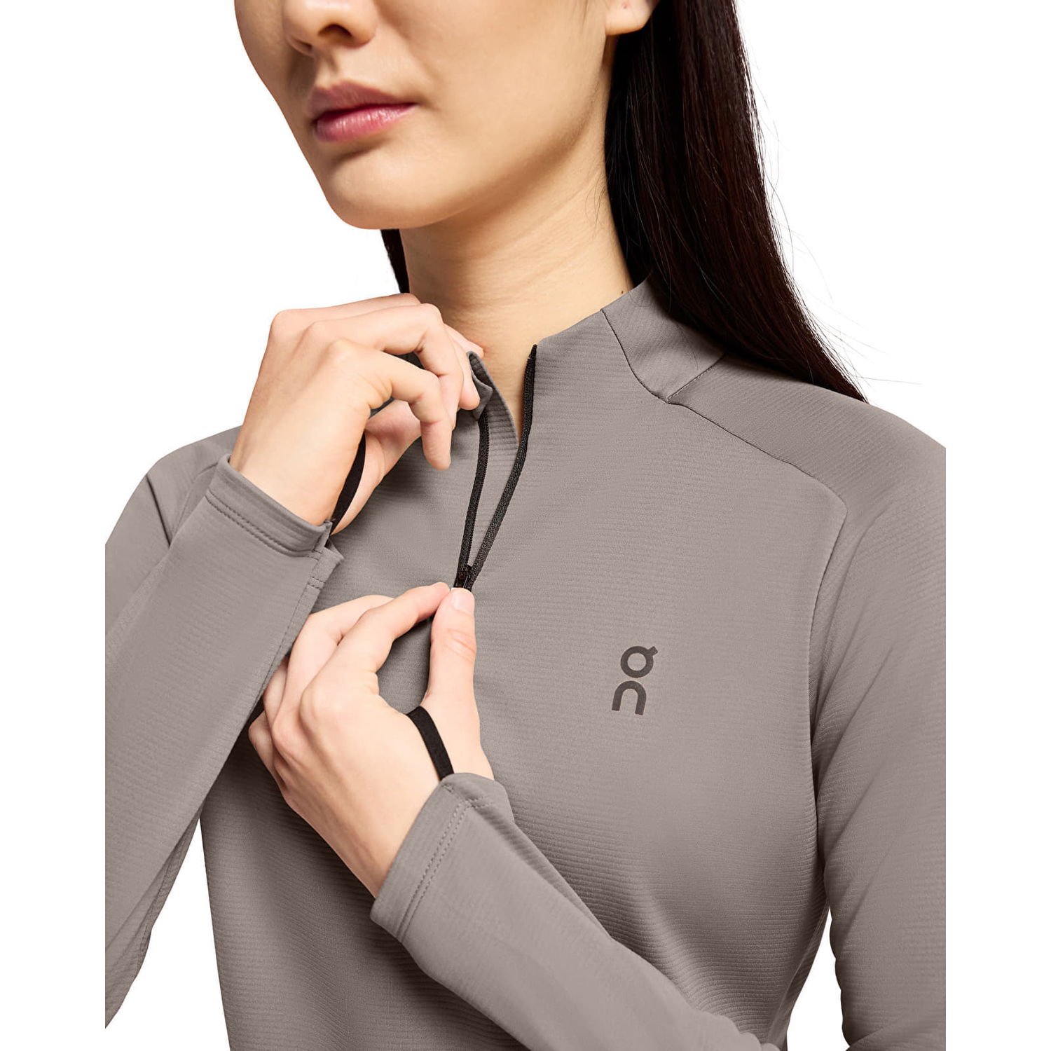 Sweatshirt On Running On Climate Shirt Cinder Grå | 1WE10781933, 1