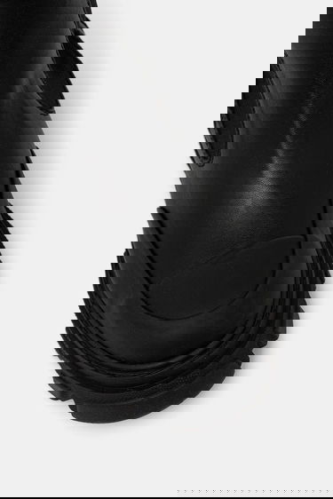 Sneakers og sko GANNI GANNI Cleated High Chelsea Boots Sort | S3240, 3
