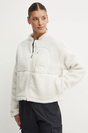 Jakke The North Face White Cropped Fleece Jacket Hvid | NF0A88ZBQLI1, 0
