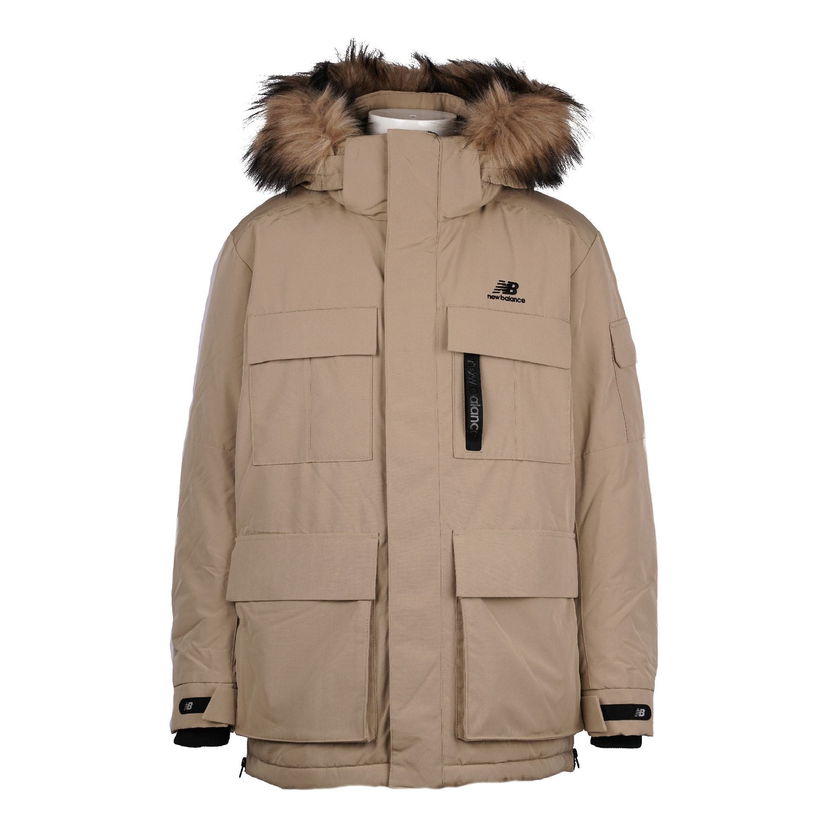 Parka New Balance Warm Long Down Jacket Beige | NPA46021-BEI