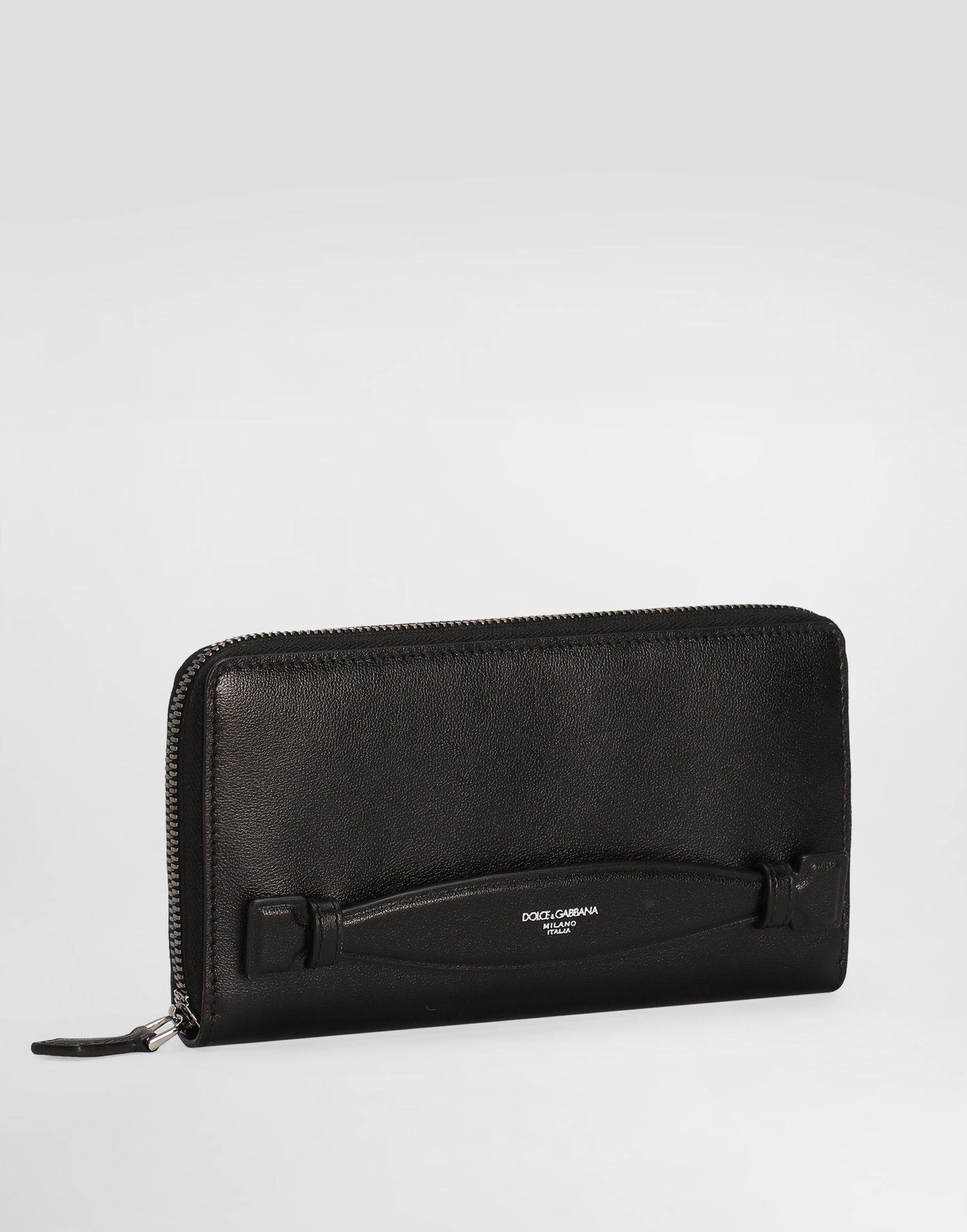 Tegnebog Dolce & Gabbana Dolce & Gabbana Calfskin Zip-Around Wallet Sort | BP1672AV95680999, 1