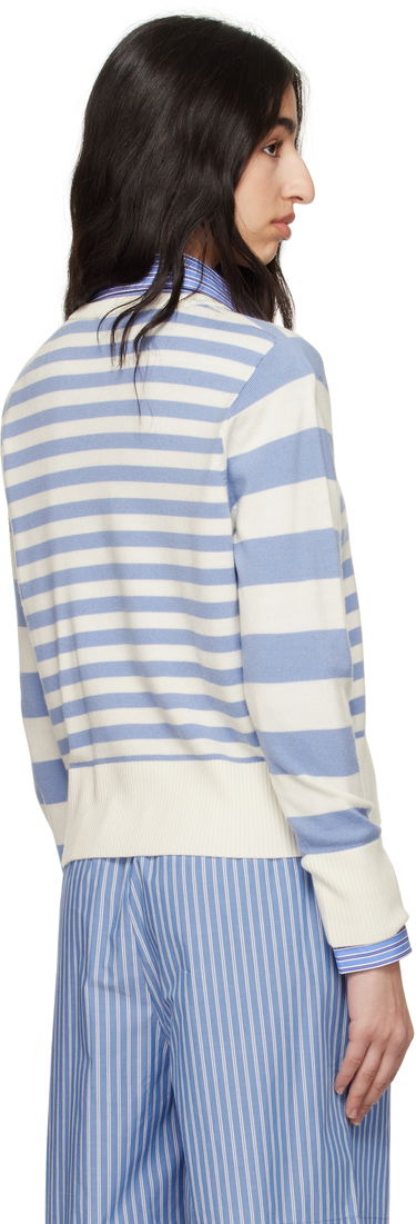 Sweater Charles Jeffrey Loverboy Charles Jeffrey LOVERBOY Striped Knit Cardigan Blå | 54090201, 2