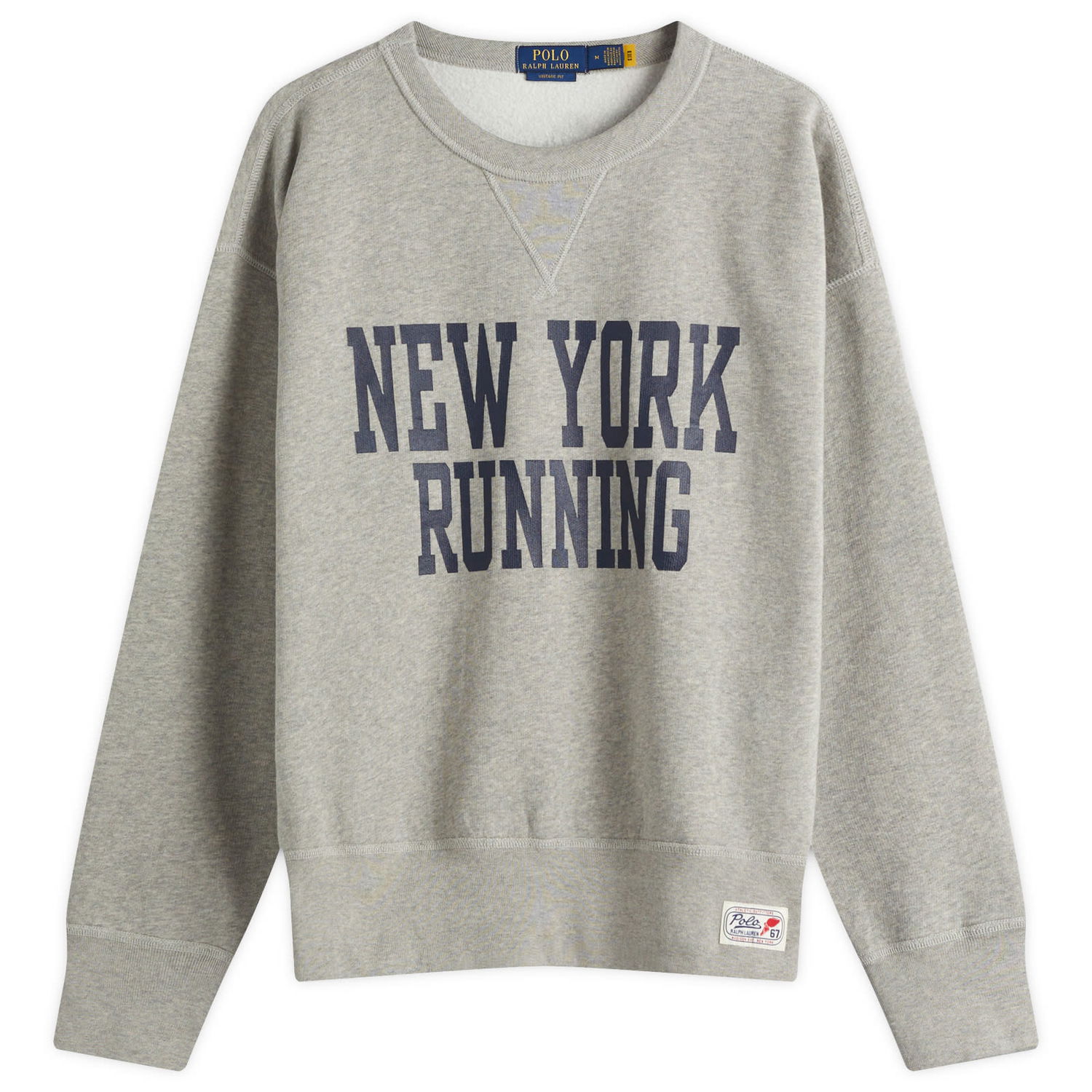 Sweater Polo by Ralph Lauren Ralph Lauren NYC Run Club Sweatshirt Grå | 710964987001, 0