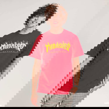 T-shirt Thrasher Thrasher Flame Logo T-Shirt Rød | 062126, 0
