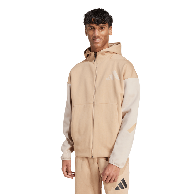 Sweatshirt adidas Originals Z.N.E. Full-Zip Hoodie Beige | JY4833