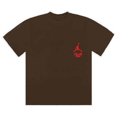 T-shirt Cactus Jack by Travis Scott Air Jordan x Highest T-Shirt Brun | 1945 1FW190103AJHT BROW, 0