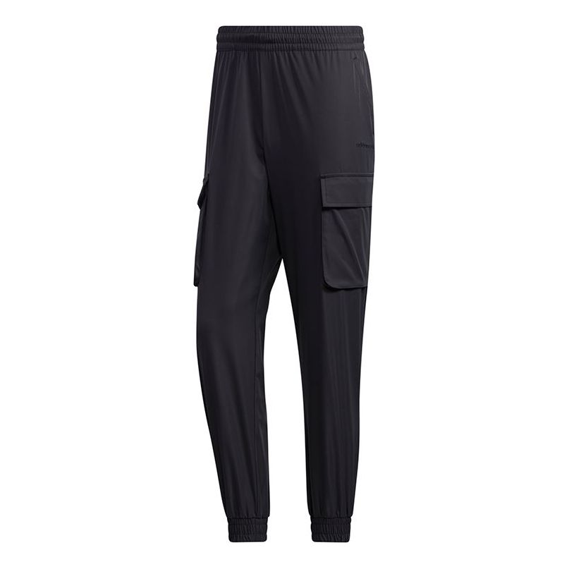 Cargo bukser adidas Originals Neo Side Pocket Cargo Sweatpants Sort | GM2279
