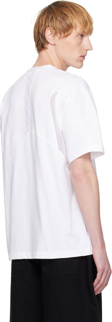 T-shirt Helmut Lang Helmut Lang Sport Mesh Panel T-Shirt Hvid | P02HM512, 2