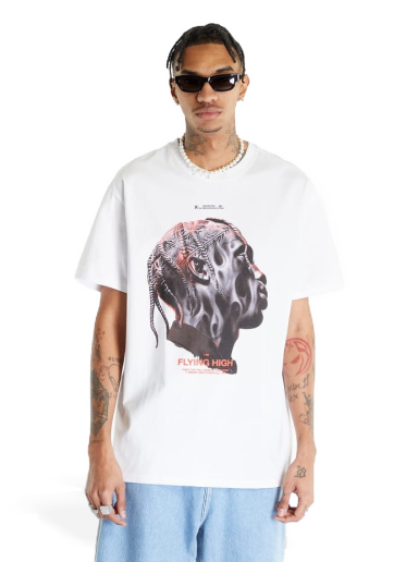 T-shirt Urban Classics Flying High Oversize Tee Hvid | MT1981-00220