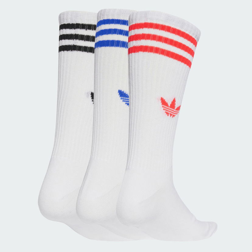 Sokker adidas Performance 3-Stripes High Crew Socks - 3 Pairs Hvid | JV7419