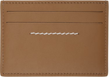 Tegnebog Maison Margiela MM6 Maison Margiela Leather Card Holder Brun | SA5UI0013 P7258, 1