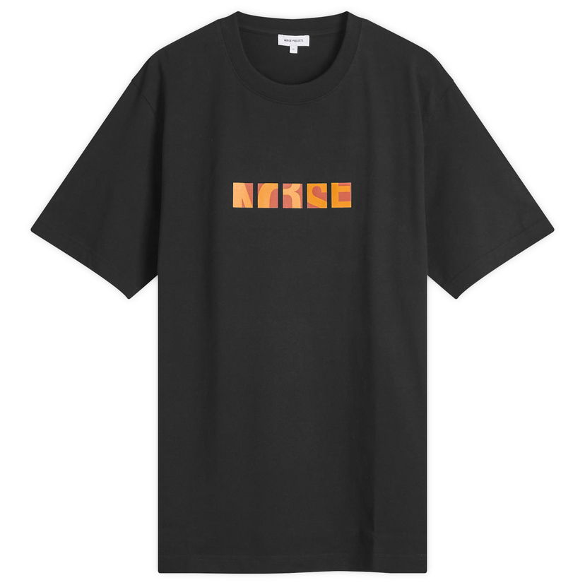 T-shirt NORSE PROJECTS Johannes Zoom Logo Print T-Shirt, Size Large Sort | N01-0688-9999