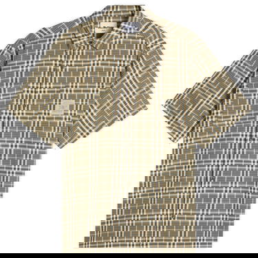 Skjorte Butter Goods Equipment Plaid Shirt, Size Large Brun | BG252408-GRN, 1
