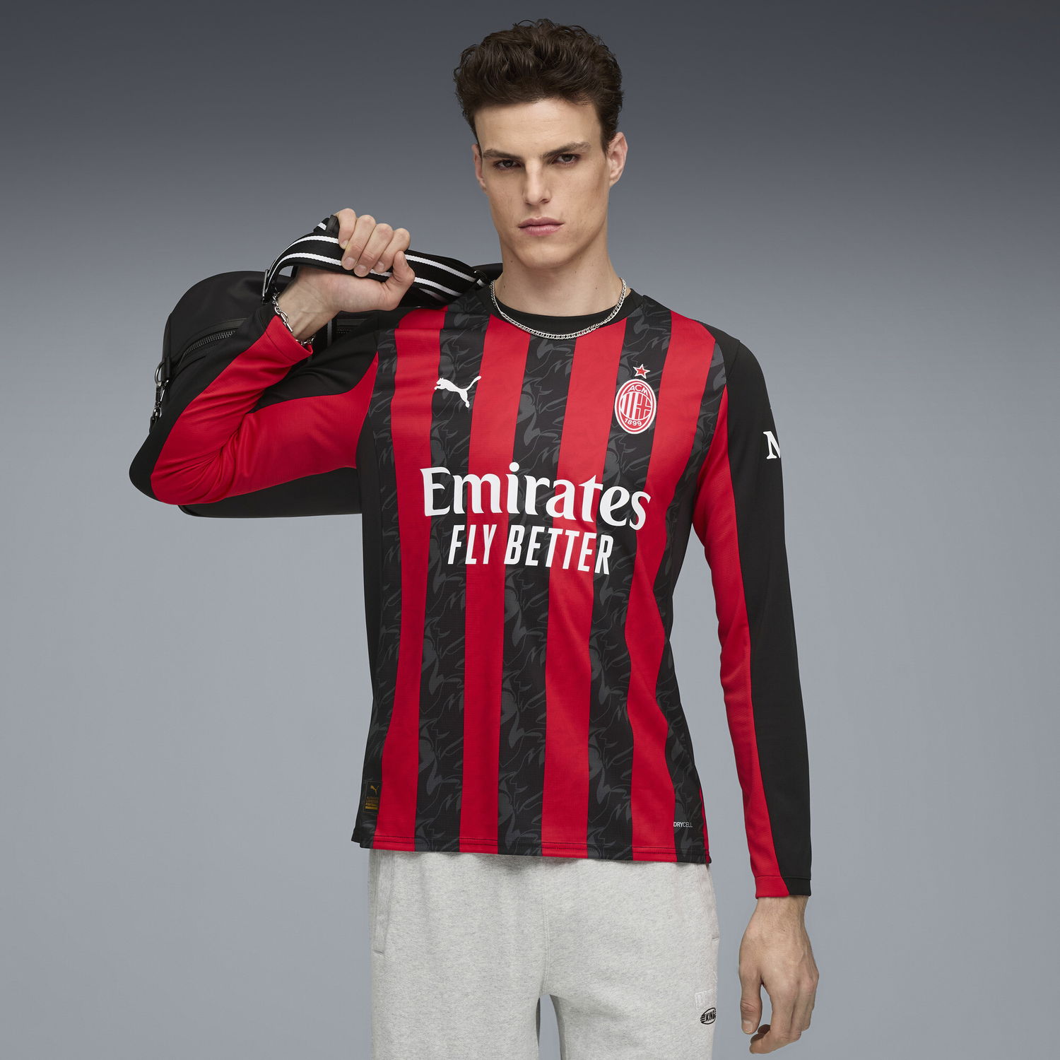 Jersey Puma AC Milan 25/26 Long Sleeve Jersey Rød | 779963_01, 1