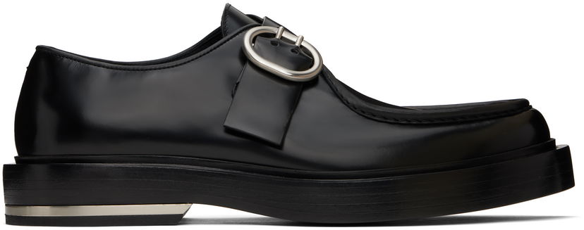 Sneakers og sko Jil Sander Jil Sander Leather Platform Loafers Sort | J33WR0014_P7032