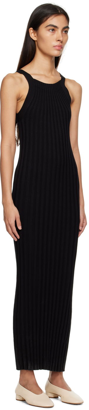 Kjole Loulou de Saison Loulou de Saison Otama Midi Dress Sort | OTAMA, 1