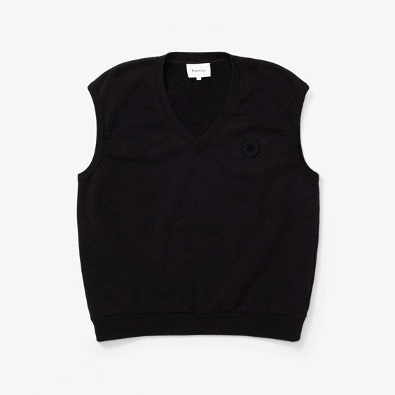 Sweater Palmes Leo Vest Sort | 00040004-BLK, 0