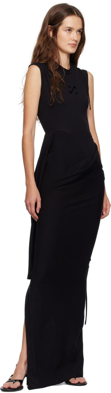 Kjole Ottolinger Ottolinger Sleevy Maxi Dress Sort | 115-502315-01, 3