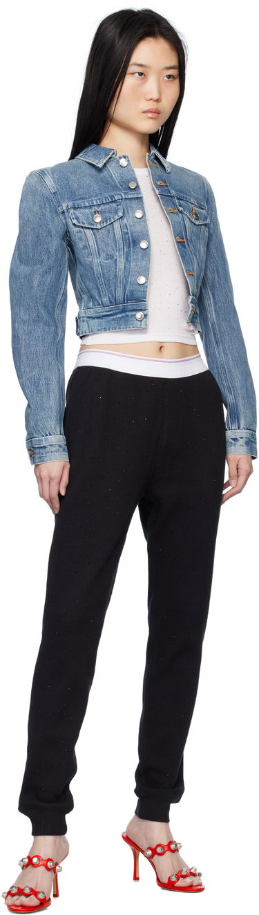 Jakke Alexander Wang Alexander Wang Trucker Denim Jacket Blå | 1WC1252598, 3