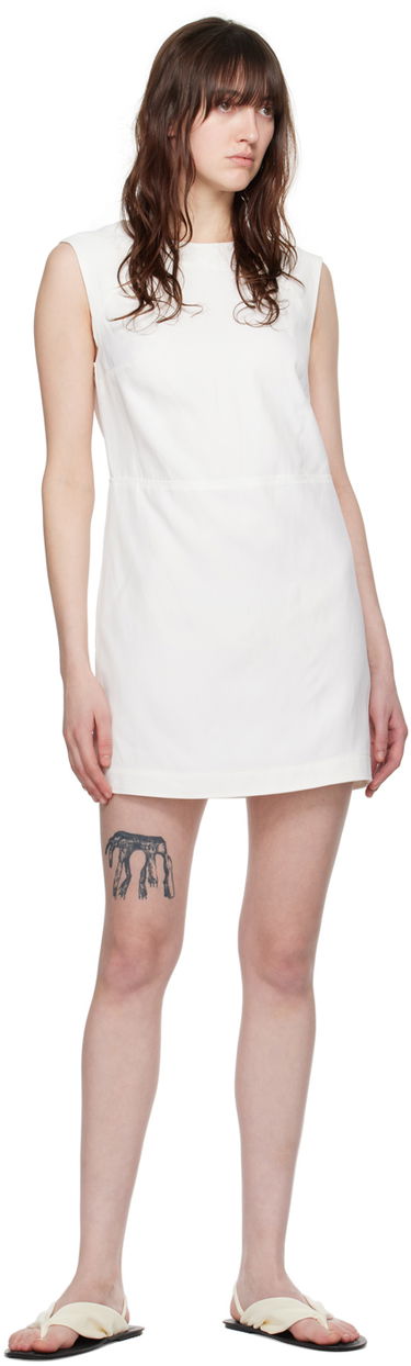 Kjole Loulou de Saison Loulou de Saison Hoya Minidress Hvid | HOYA, 3