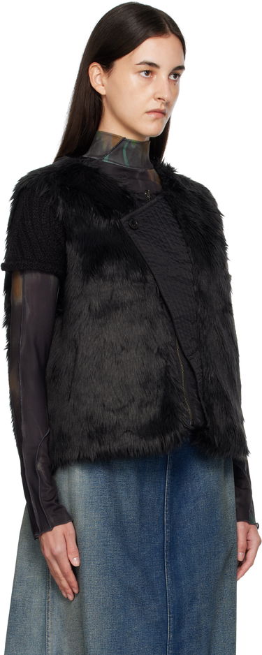 Vest Andersson Bell Andersson Bell Reversible Faux-Fur Vest Sort | awa723u, 1