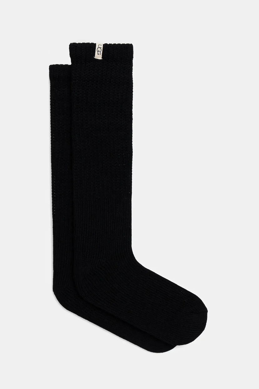 Sokker UGG TYLA Ribbed Socks Sort | 1173790