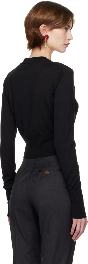 Sweater Vivienne Westwood Vivienne Westwood Bea Cropped Cardigan Sort | 1803002U-Y001A-, 2