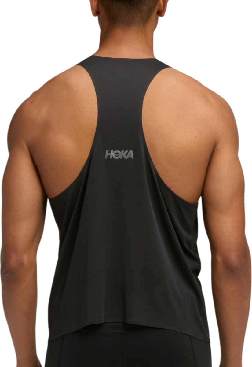 Tanktop Hoka One One Hoka Race Day Singlet Sort | 1164154-blk, 1