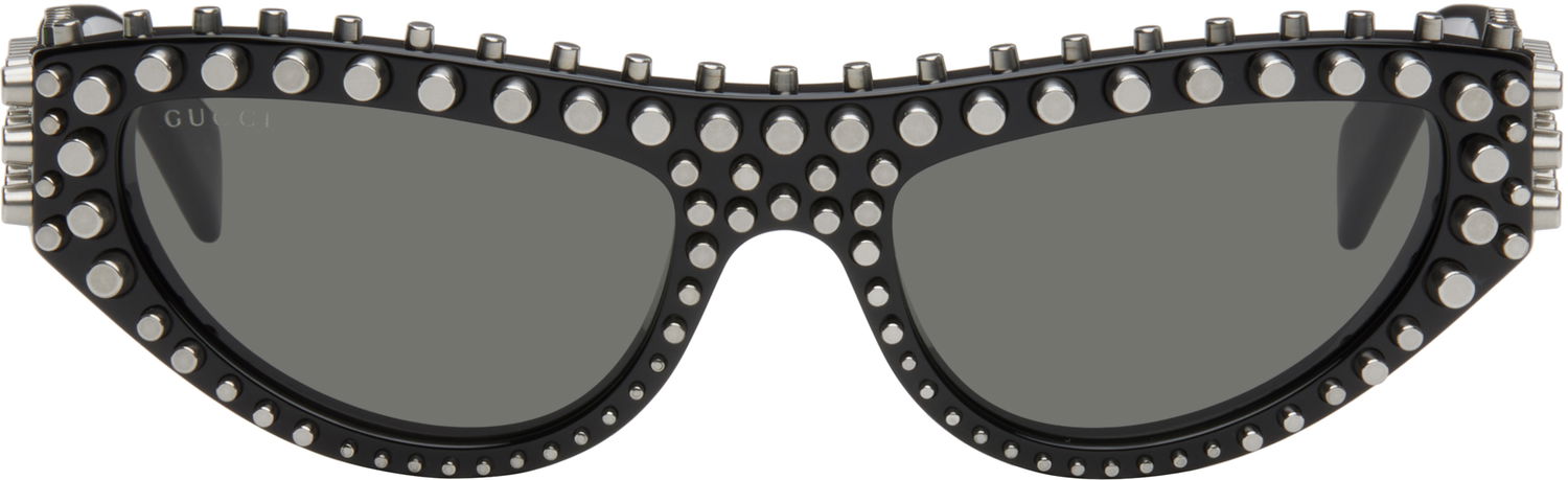 Solbriller Gucci Gucci Cat-Eye Studded Sunglasses Sort | GG1919S-005, 0