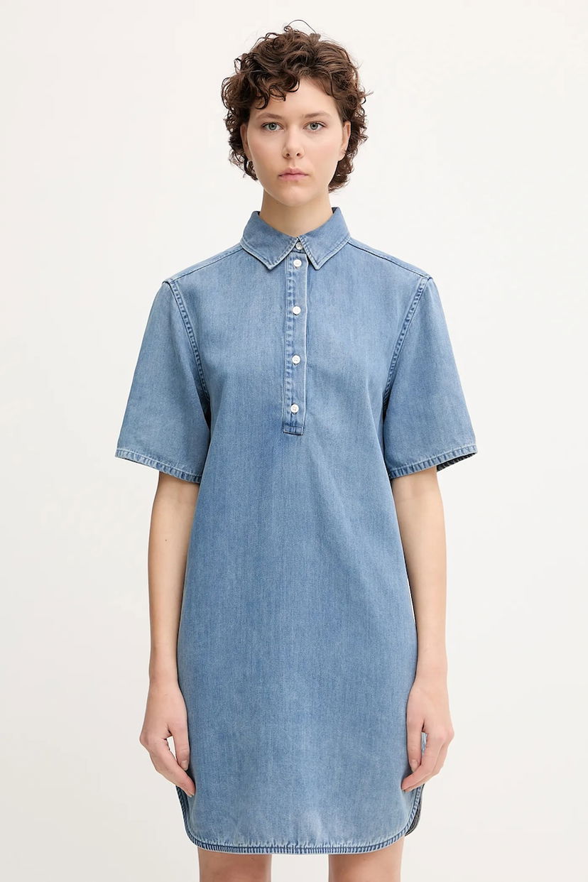 Kjole Samsoe Samsoe Samsoe Samsoe SATONE Mini Dress Blå | F25200172