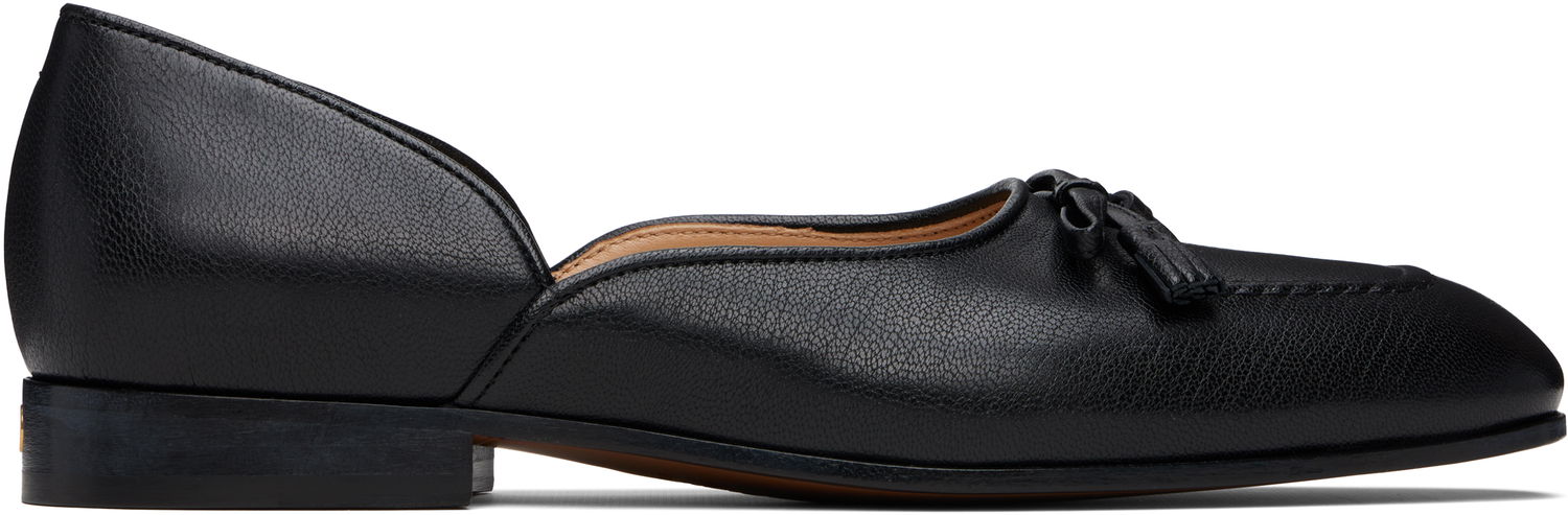 Skopleje Valentino Valentino Square Toe Tassel Loafers Sort | 6Y0S0K15VMH0NO, 0