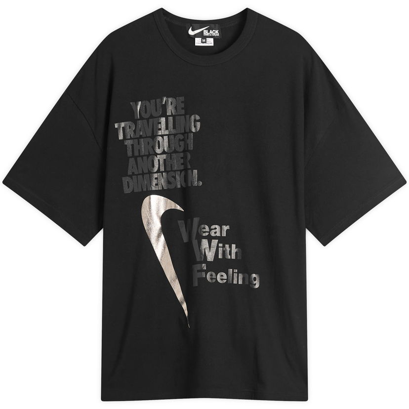 T-shirt Comme des Garçons CDG x Nike T-Shirt Large Sort | 1P-T101-W25-1