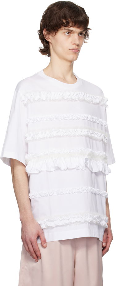 T-shirt Simone Rocha Simone Rocha Ruffle Frill T-Shirt Sort | 5325 0553, 4