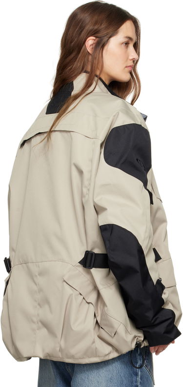 Parka VETEMENTS Vetements Biker Parka and Liner Jacket Set Beige | UH76OJ750S, 2